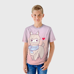 Детская футболка 3D Альпака - фото 2
