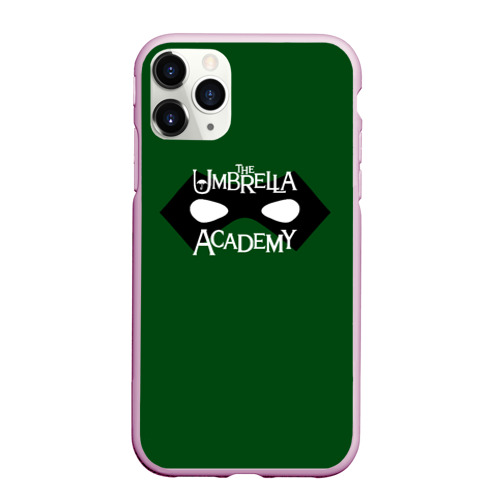 Чехол для iPhone 11 Pro Max матовый umbrella academy, цвет розовый