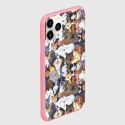 Чехол для iPhone 11 Pro Max матовый Dogs паттерн  - фото 2