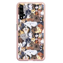 Чехол для Honor 20 Dogs паттерн 