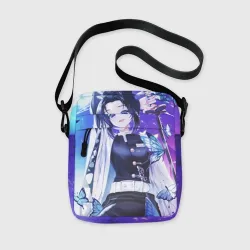 Сумка через плечо 3D Шинобу Кочо Kimetsu no Yaiba neon butterfly