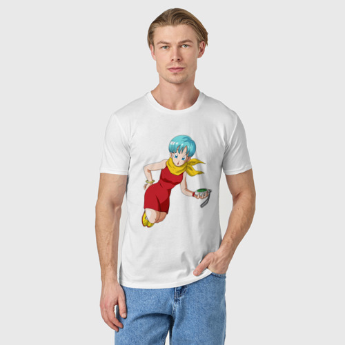 Мужская футболка хлопок Бульма ДБЗ, цвет белый - фото 3