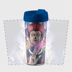 Термокружка-непроливайка Хисока со светящейся картой в руках - фото 2