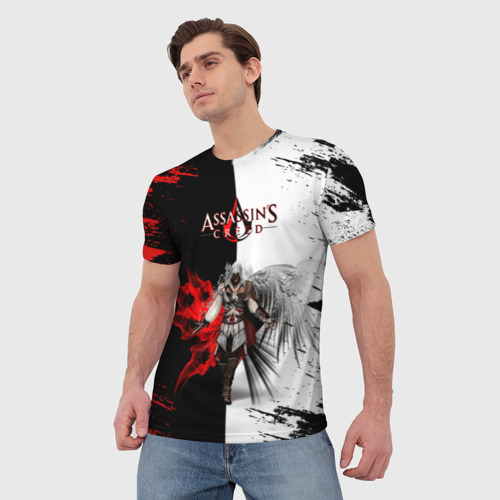 Мужская футболка 3D Assassin's Creed, цвет 3D печать - фото 3