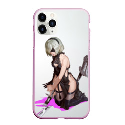 Чехол для iPhone 11 Pro Max матовый Nier Automata 2B