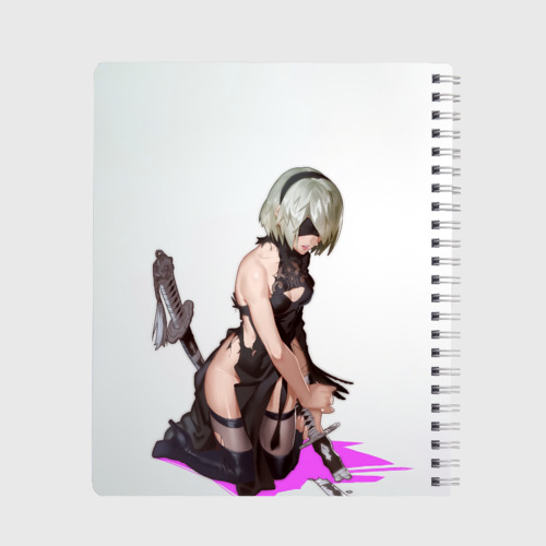 Тетрадь Nier Automata 2B, цвет точка - фото 2