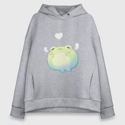 Женское худи Oversize хлопок Воздушная лягушка