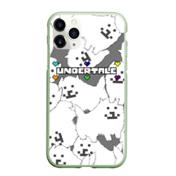 Чехол для iPhone 11 Pro Max матовый Undertale doggy