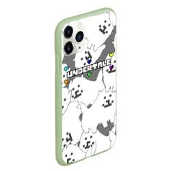 Чехол для iPhone 11 Pro Max матовый Undertale doggy - фото 2