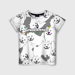 Детская футболка 3D Undertale doggy