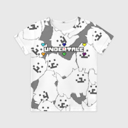 Детская футболка 3D Undertale doggy