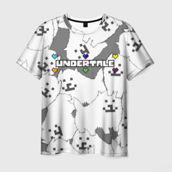 Мужская футболка 3D Undertale doggy