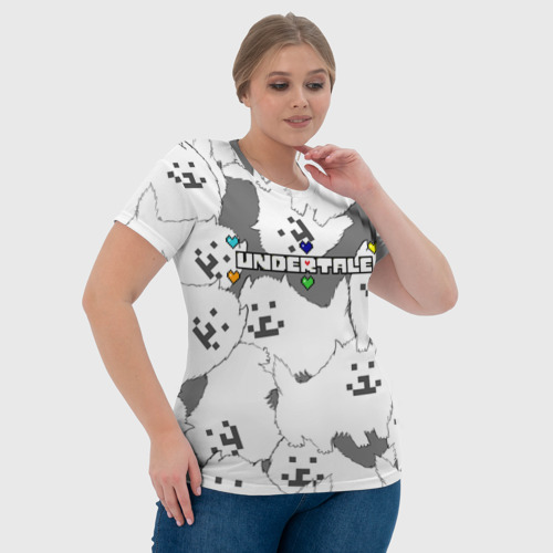Женская футболка 3D с принтом Undertale, фото #4
