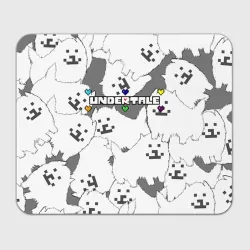 Прямоугольный коврик для мышки Undertale doggy