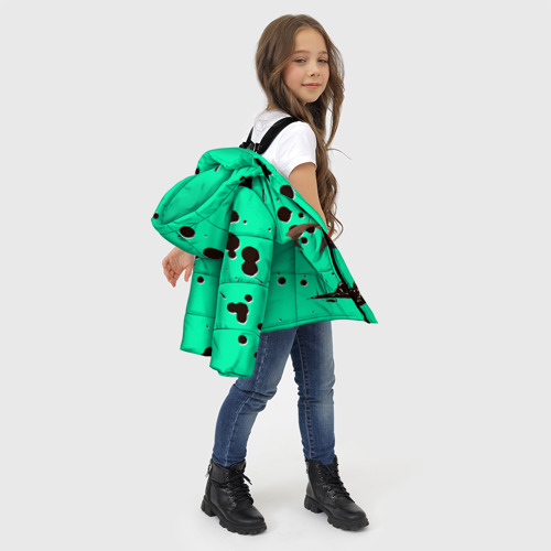 Зимняя куртка для девочек 3D с принтом Undertale, фото #4