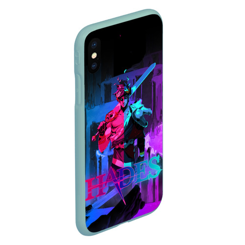 Чехол для iPhone XS Max матовый Hades Game, цвет мятный - фото 3