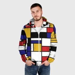 Мужская ветровка 3D Color blocking - фото 2