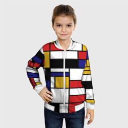 Детский бомбер 3D Color blocking - фото 2