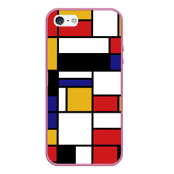 Чехол для iPhone 5/5S матовый Color blocking