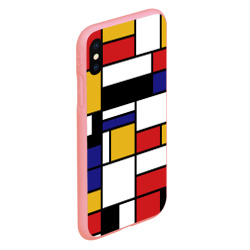 Чехол для iPhone XS Max матовый Color blocking - фото 2