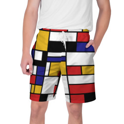 Мужские шорты 3D Color blocking