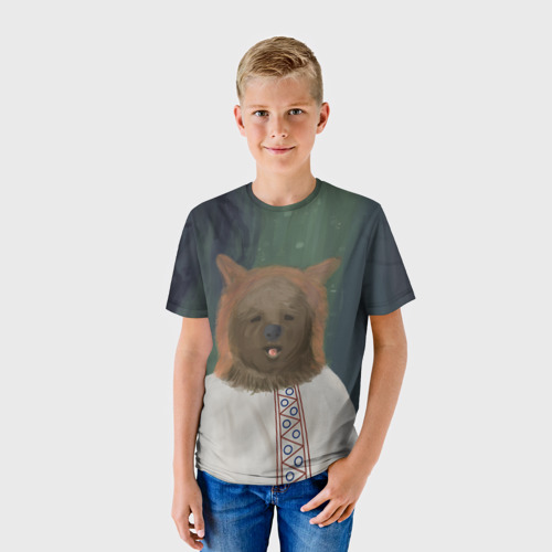 Детская футболка 3D Ужас советских детей - Медведь, цвет 3D печать - фото 3