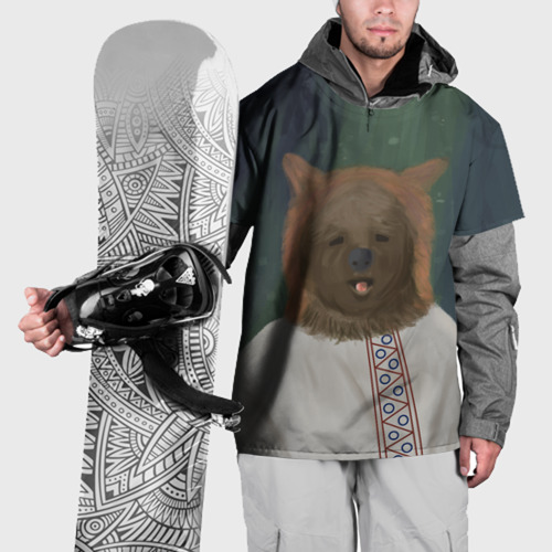 Накидка на куртку 3D Ужас советских детей - Медведь, цвет 3D печать