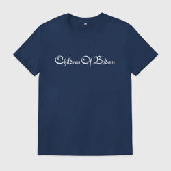 Мужская футболка хлопок Children of Bodom Logo Дети озера Бодом