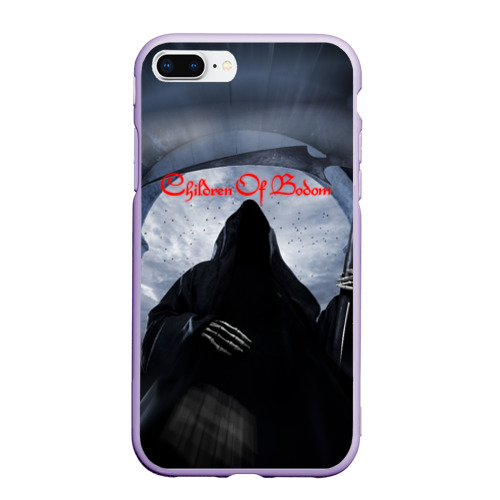 Чехол для iPhone 7Plus/8 Plus матовый Children of Bodom, цвет светло-сиреневый