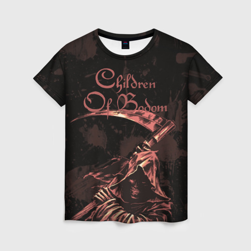 Женская футболка 3D Children of Bodom Reaper