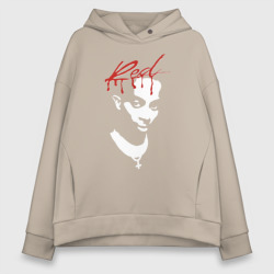 Женское худи Oversize хлопок Playboi Carti Whole Lotta Red