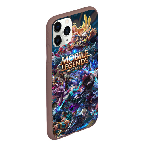 Чехол для iPhone 11 Pro Max матовый Mobile Legends, цвет коричневый - фото 3