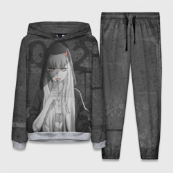 Женский костюм с толстовкой 3D Zero Two Меланхолия