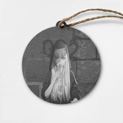 Деревянная игрушка круг Zero Two Меланхолия