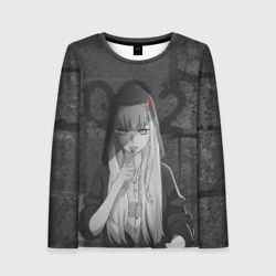 Женский лонгслив 3D Zero Two Меланхолия