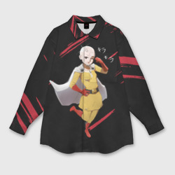 Мужская рубашка oversize 3D One Punch Girl