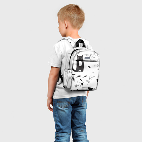 Детский рюкзак 3D с принтом Кис-Кис, фото на моделе #1