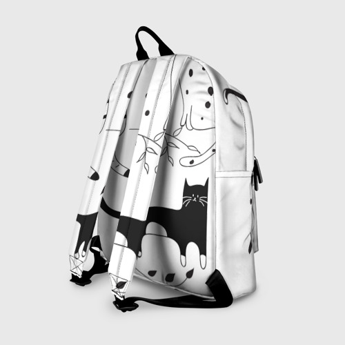 Рюкзак 3D с принтом Кис-Кис, вид сзади #1