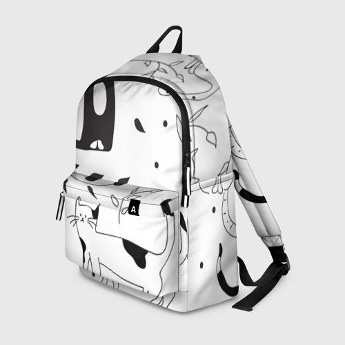 Рюкзак 3D с принтом Кис-Кис, вид спереди #2