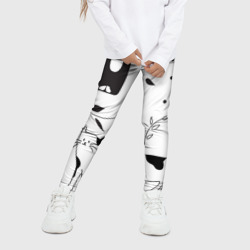 Детские леггинсы 3D Кис-Кис - фото 2