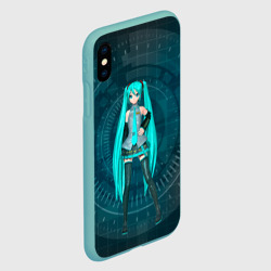 Чехол для iPhone XS Max матовый Мику Хацуне - фото 2