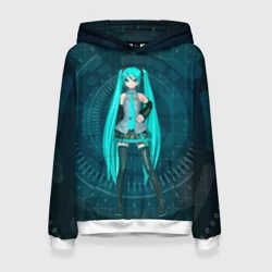 Женская толстовка 3D Мику Хацуне