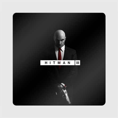 Магнит виниловый Квадрат Hitman 3