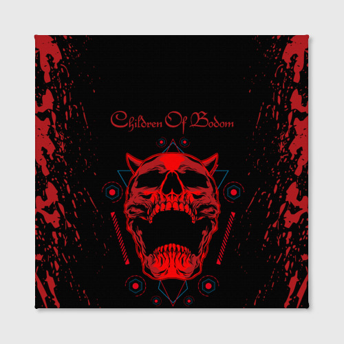 Холст квадратный Children of Bodom Blood, цвет 3D печать - фото 2