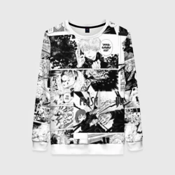 Женский свитшот 3D Магическая битва манга