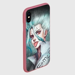 Чехол для iPhone XS Max матовый Доктор Стоун - фото 2