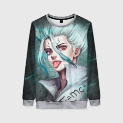 Женский свитшот 3D Доктор Стоун