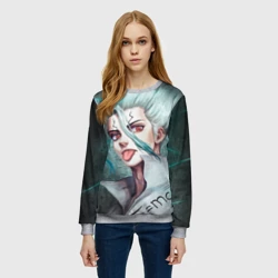 Женский свитшот 3D Доктор Стоун - фото 2