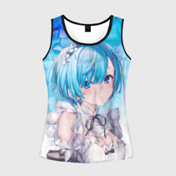 Женская майка 3D Рем