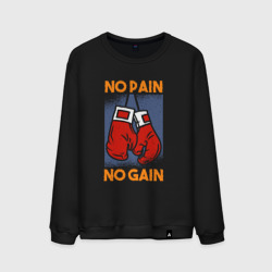 Мужской свитшот хлопок No Pain No Gain